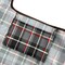 Wrapables Large Foldable Tote Nylon Reusable Grocery Bags, Black Plaid
